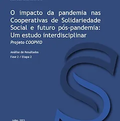 Capa do Livro Projeto COOPVID - Estudo sobre os impactos da pandemia nas Cooperativas de Solidariedade Social: Fase 2 - Etapa 2 / Análise de Resultados